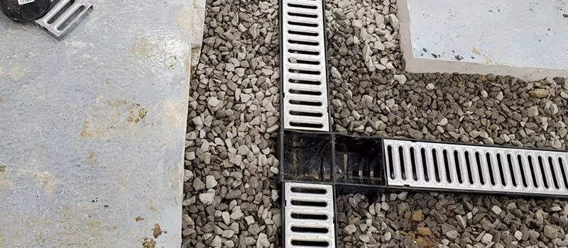 Storm Water Trench Drain Repair in North York, ON